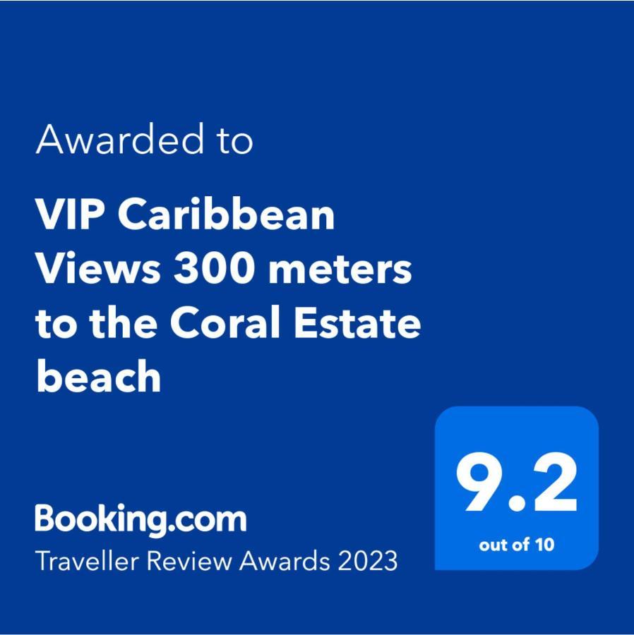 Vip Caribbean Views 300 Meters To The Coral Estate Beach Willibrordus Exterior photo